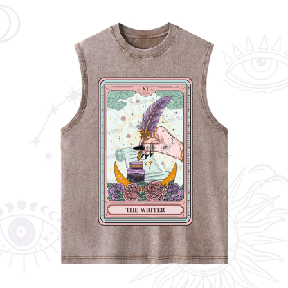 Purplehecate The Writer Tarot Washed Tank