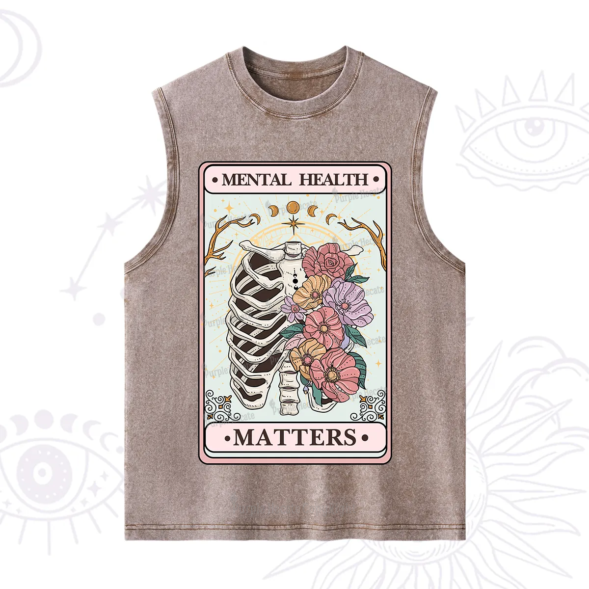 Purplehecate Mental Health Matters Washed Tank