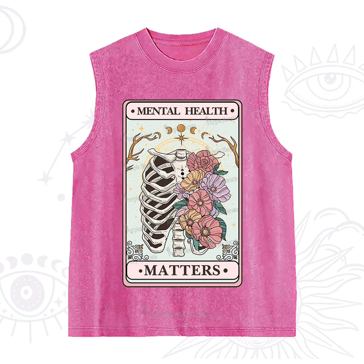 Purplehecate Mental Health Matters Washed Tank
