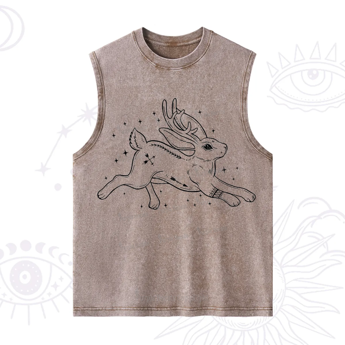 Purplehecate Starwitch Familiar Washed Tank