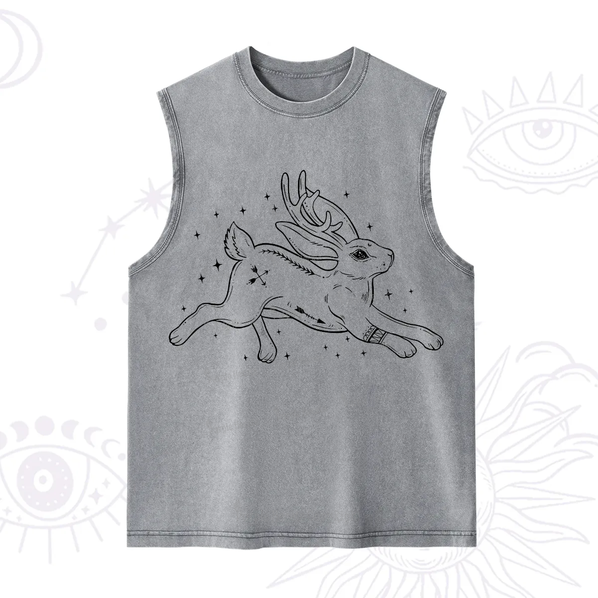 Purplehecate Starwitch Familiar Washed Tank