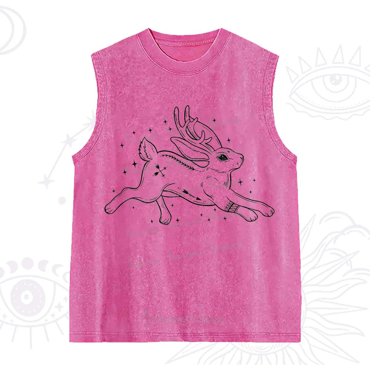Purplehecate Starwitch Familiar Washed Tank