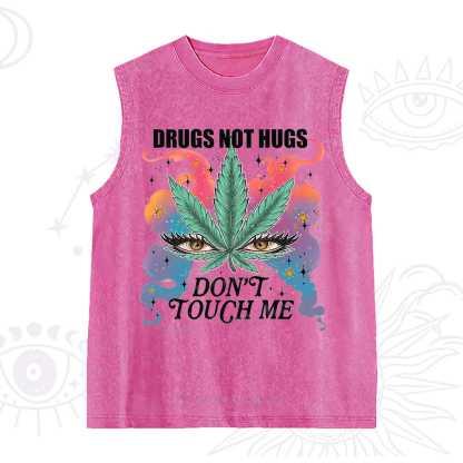 Purplehecate Drugs Not Hugs Washed Tank