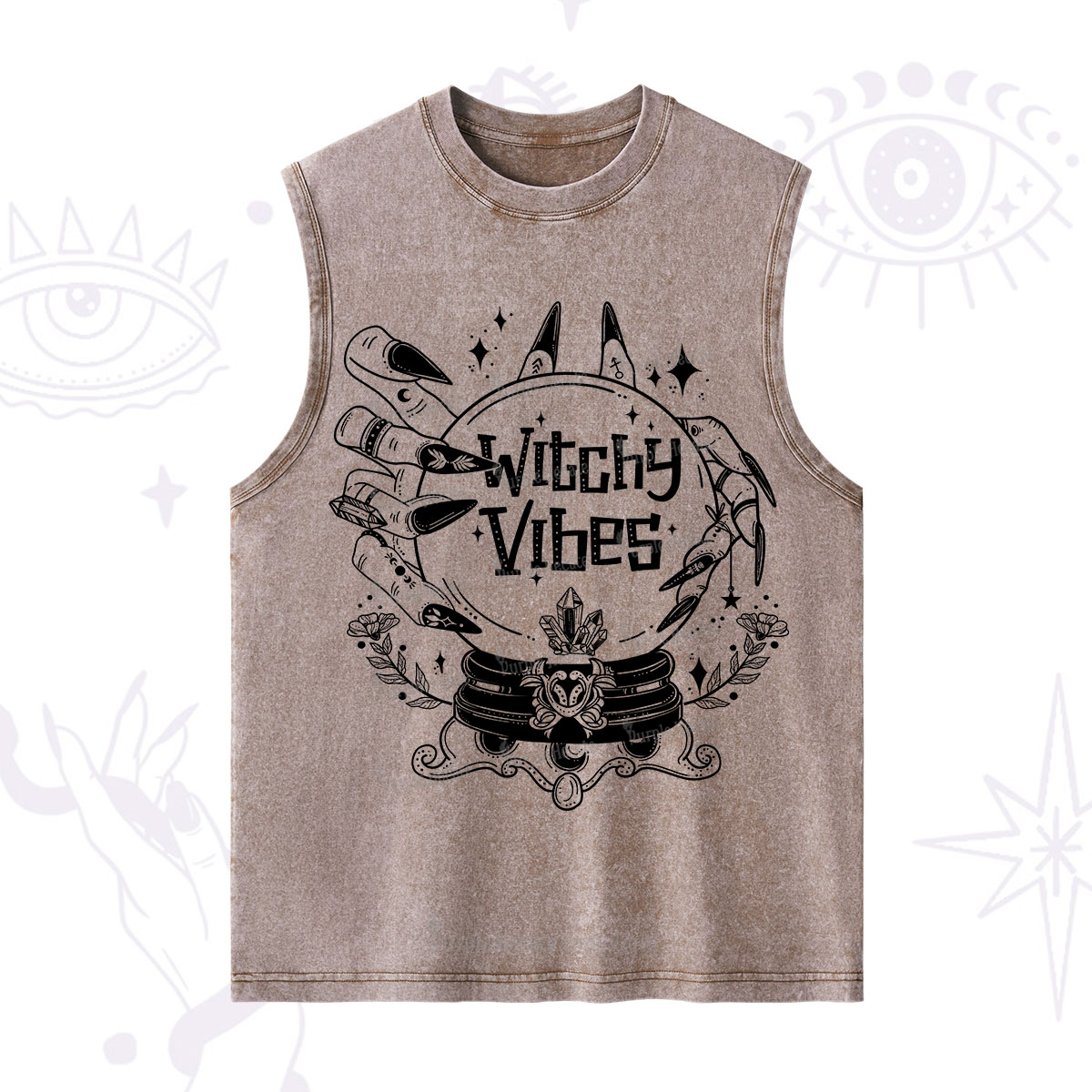 Purplehecate Witchy Vibes Washed Tank
