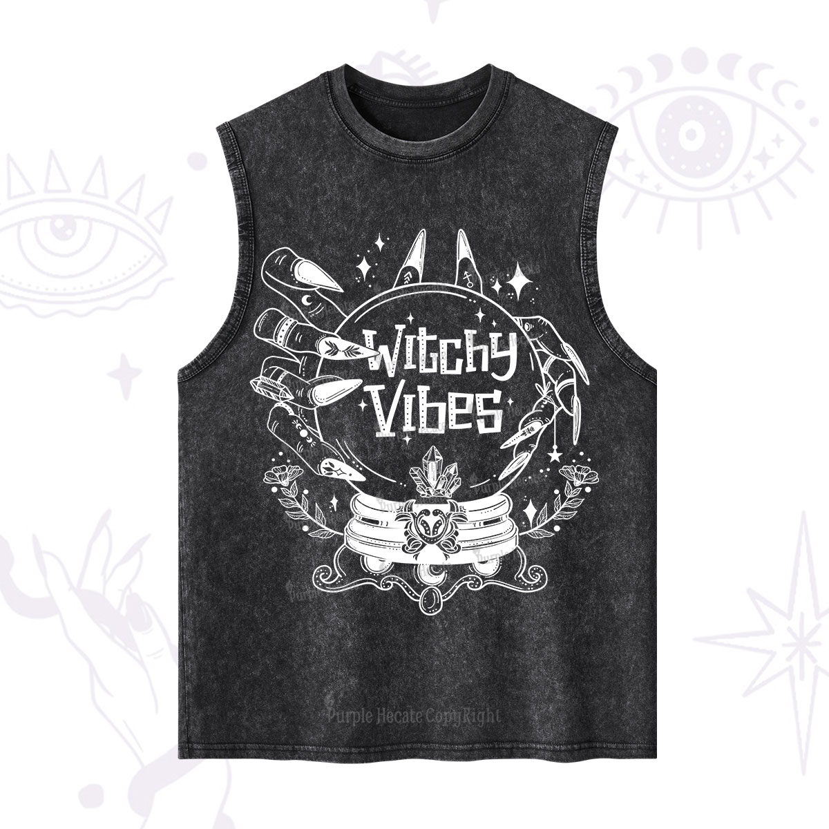 Purplehecate Witchy Vibes Washed Tank