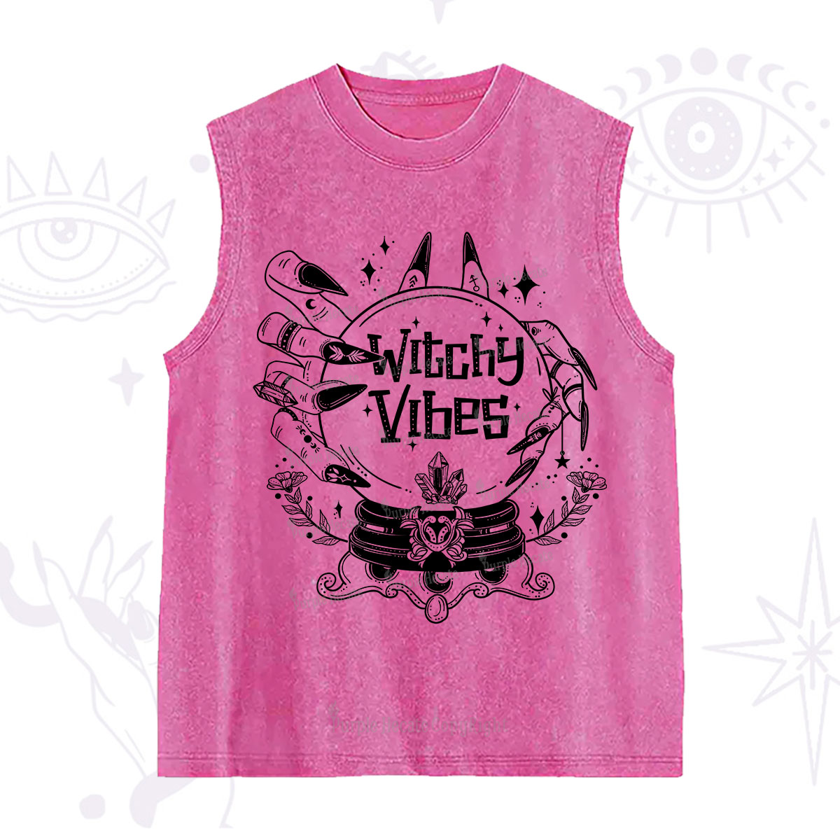 Purplehecate Witchy Vibes Washed Tank