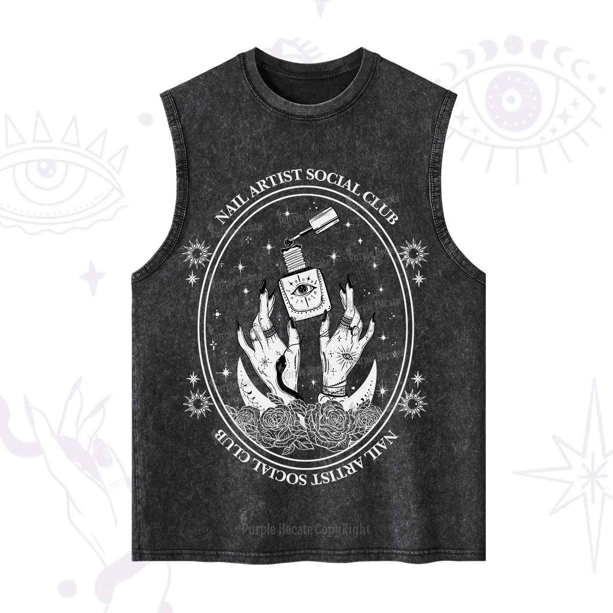 Purplehecate Nail Artist Club Washed Tank