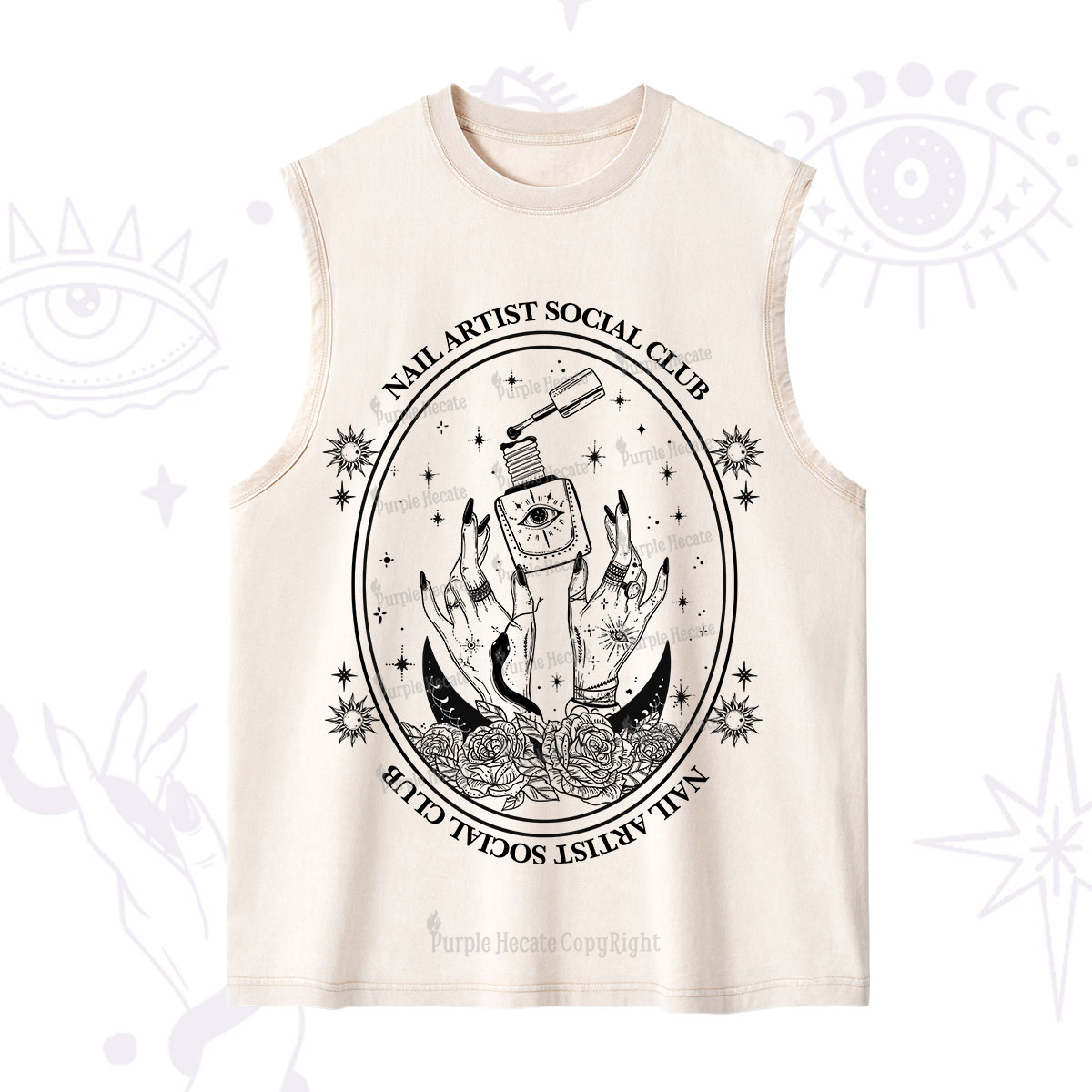 Purplehecate Nail Artist Club Washed Tank