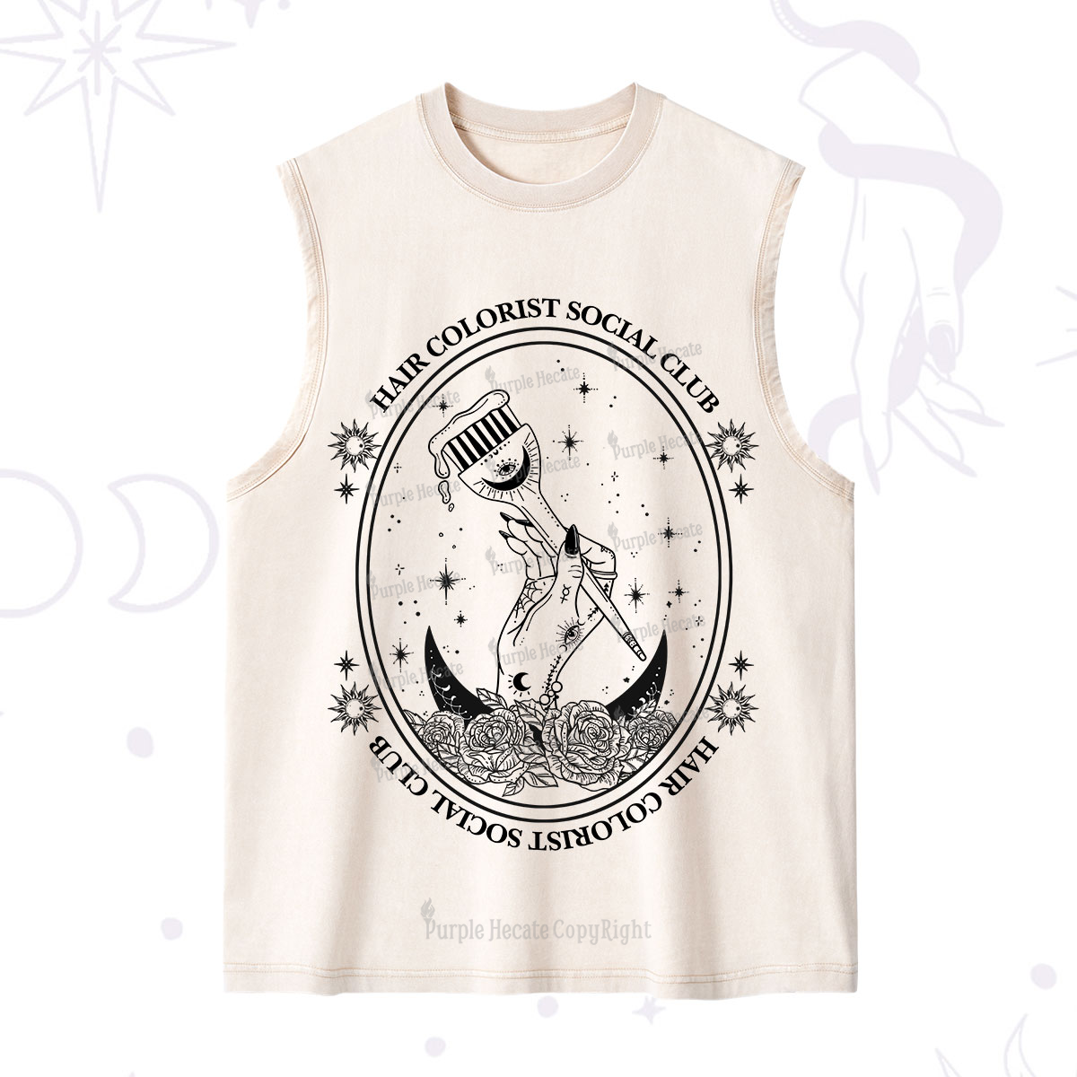 Purplehecate Hair Colorist Social Club Washed Tank