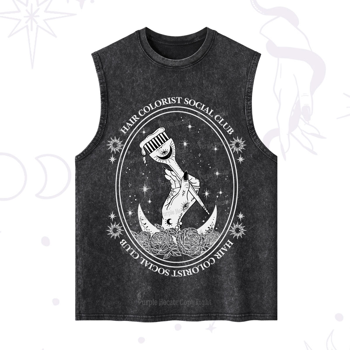 Purplehecate Hair Colorist Social Club Washed Tank