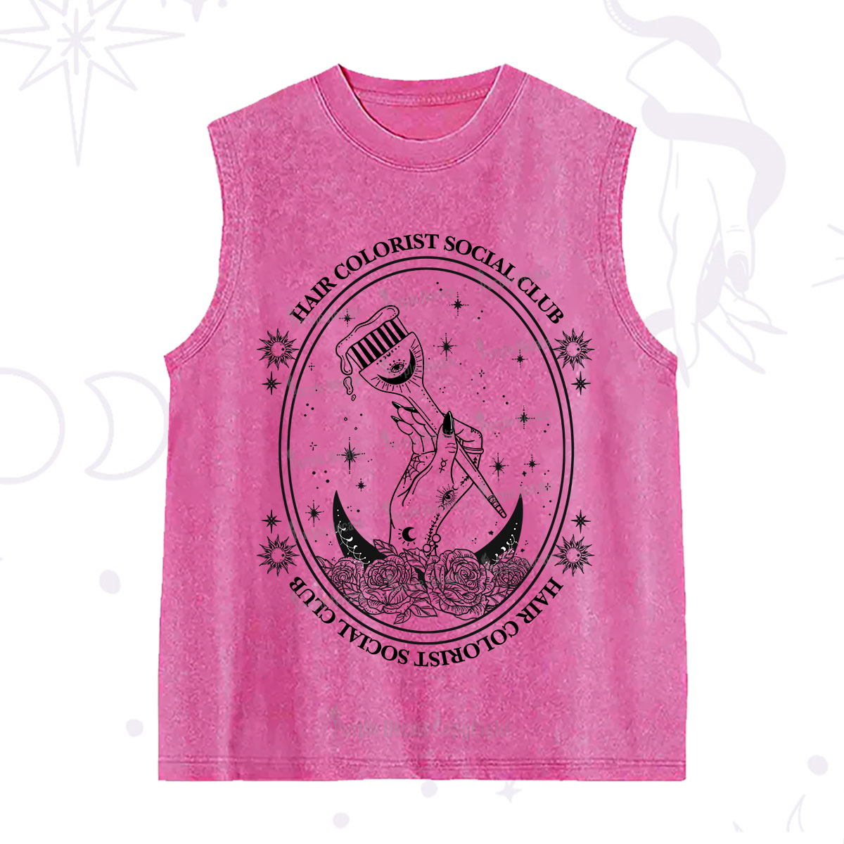 Purplehecate Hair Colorist Social Club Washed Tank