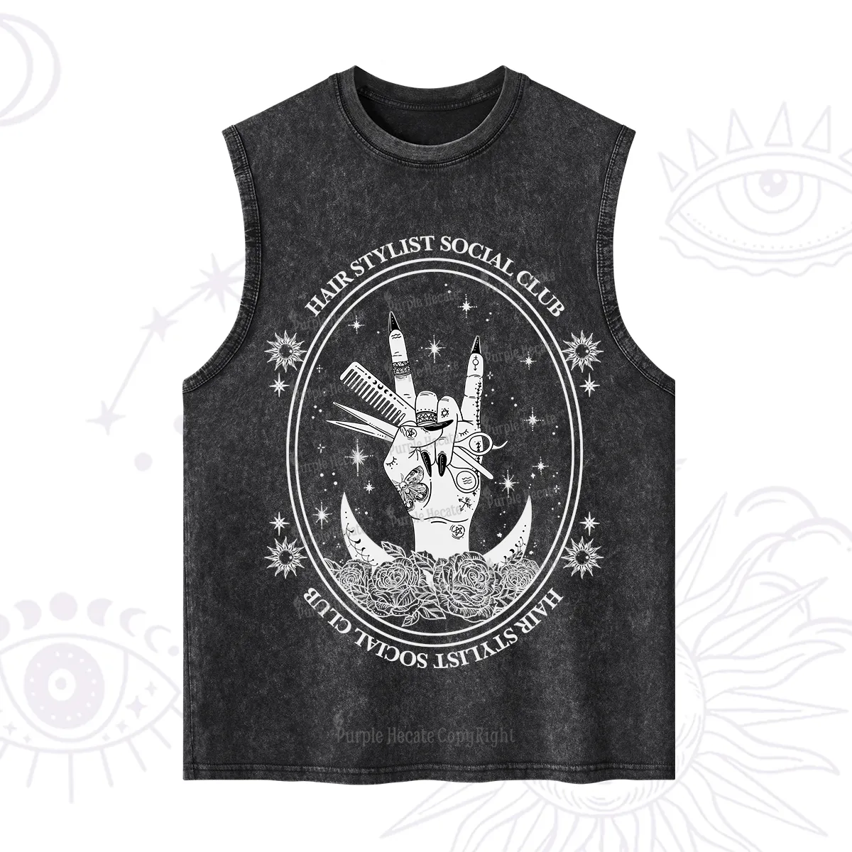 Purplehecate Hair Stylist Club Washed Tank