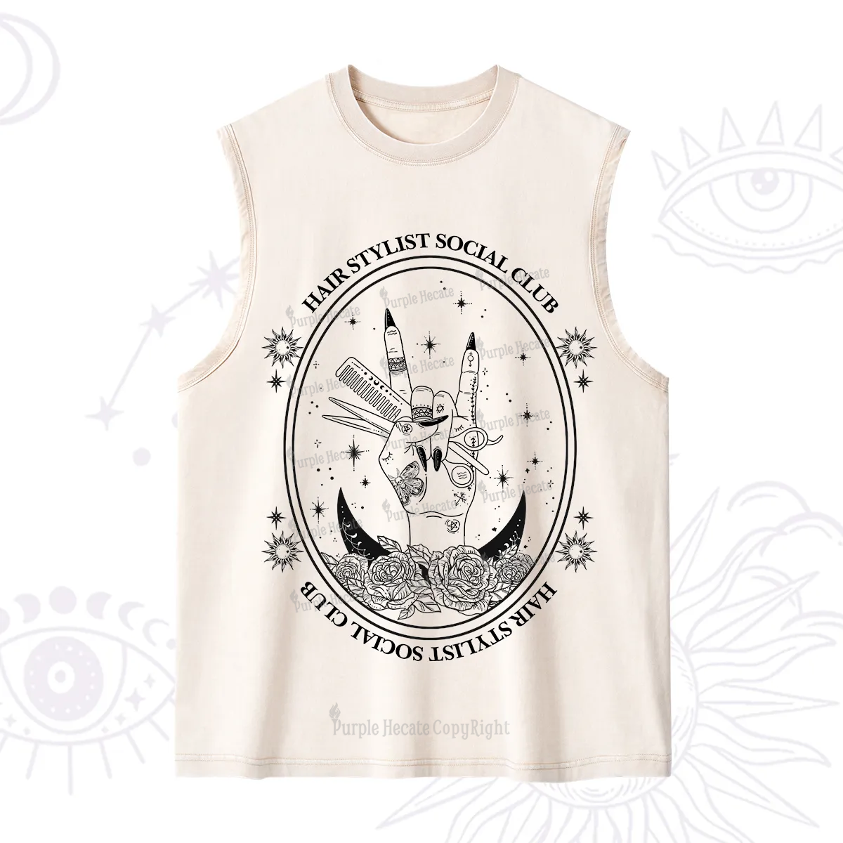 Purplehecate Hair Stylist Club Washed Tank