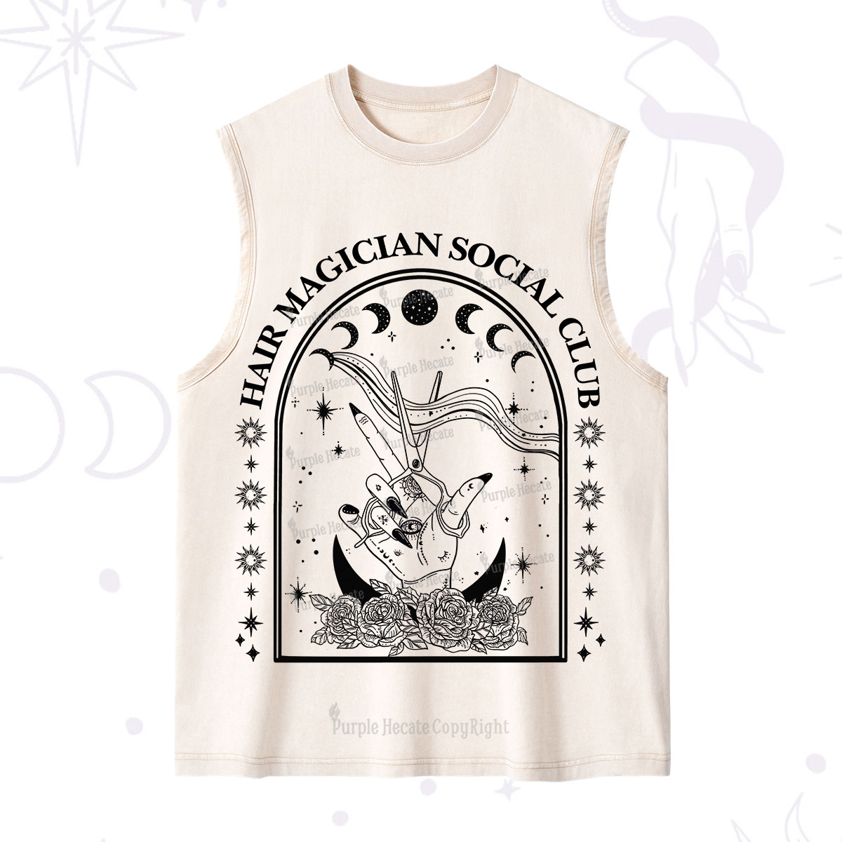 Purplehecate Hair Magician Social Club Collective Washed Tank