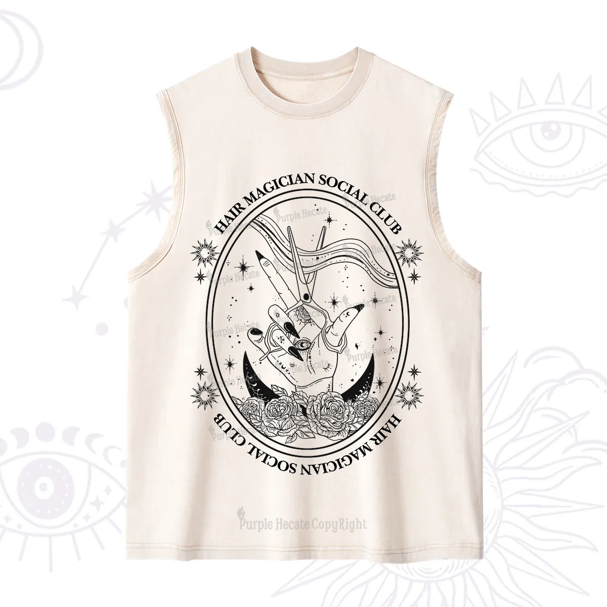 Purplehecate Hair Magician Social Club Washed Tank