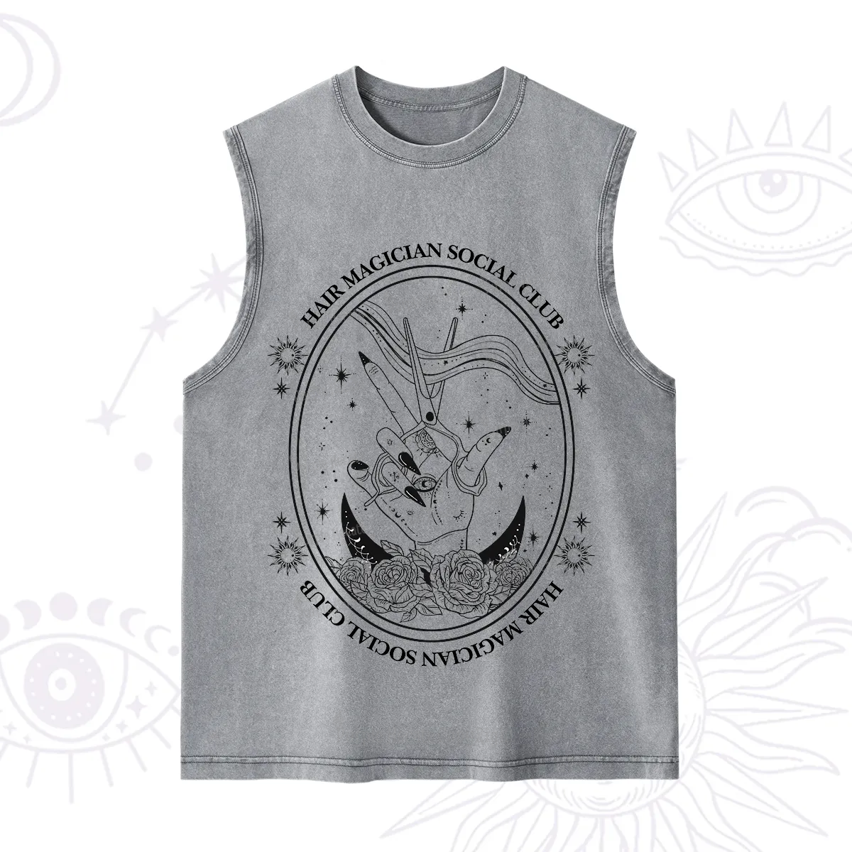 Purplehecate Hair Magician Social Club Washed Tank
