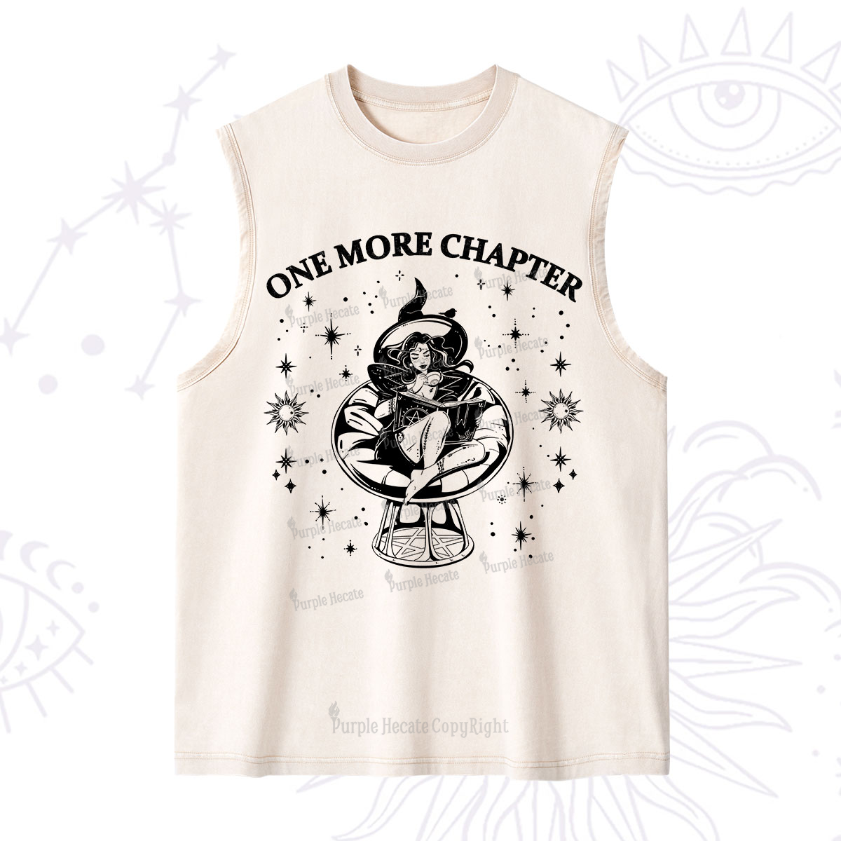 Purplehecate One More Chapter Books Washed Tank