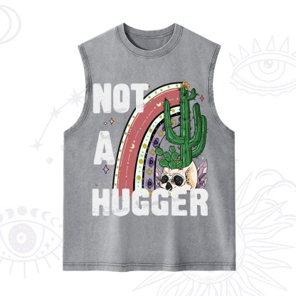 Purplehecate Not A Hugger Washed Tank