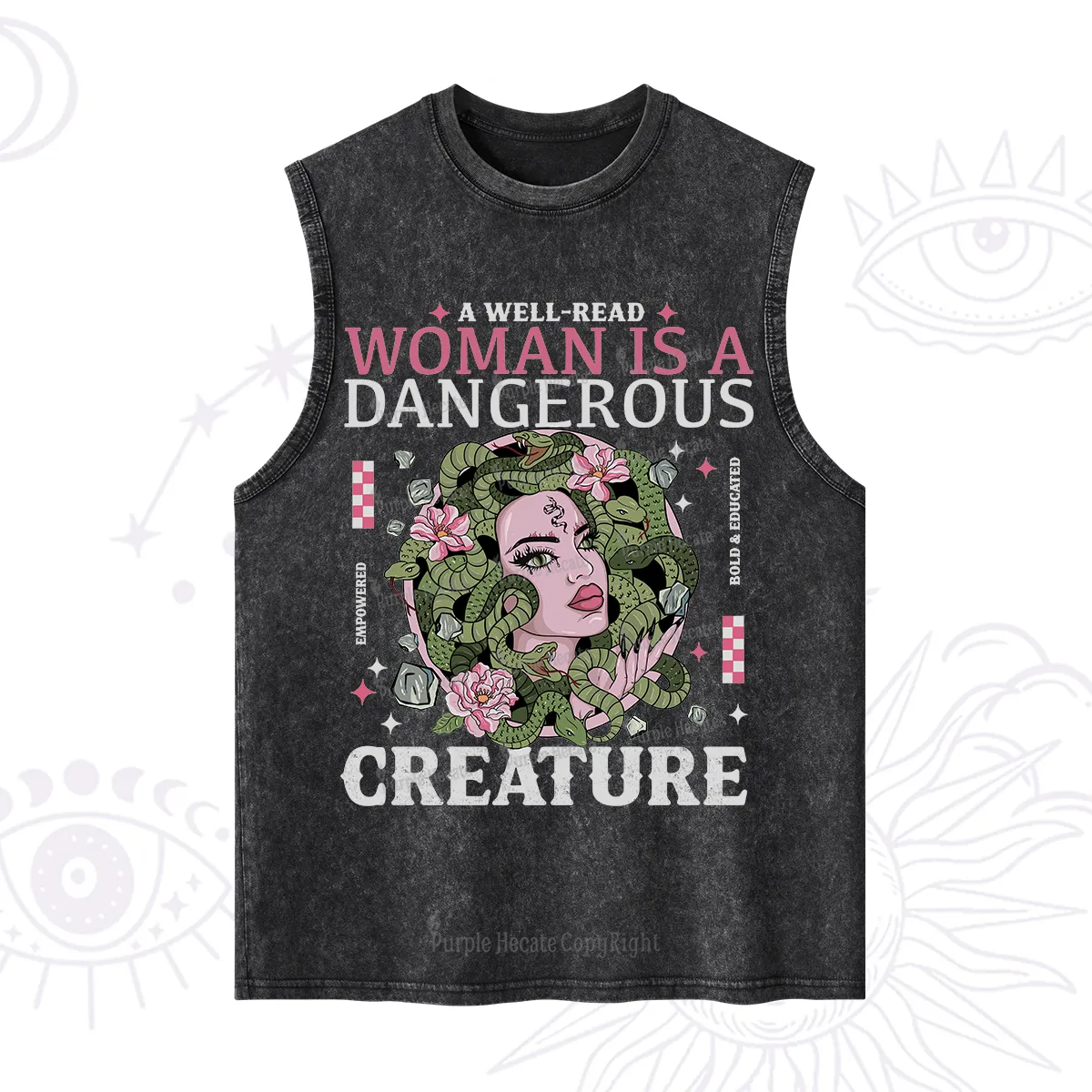 Purplehecate A Well Read Woman Is A Dangerous Washed Tank