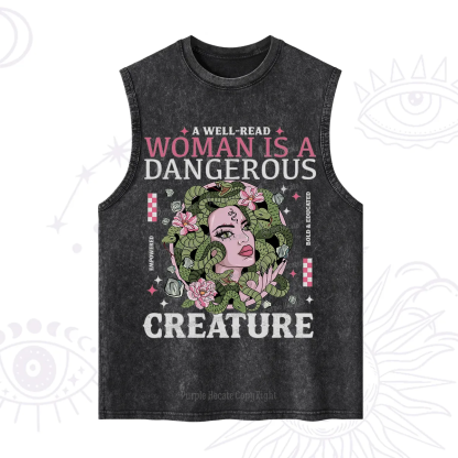 Purplehecate A Well Read Woman Is A Dangerous Washed Tank