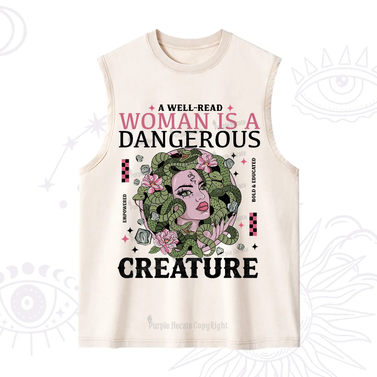 Purplehecate A Well Read Woman Is A Dangerous Washed Tank