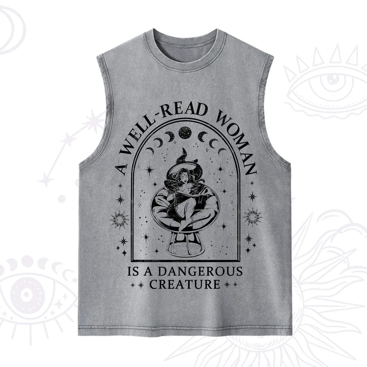 Purplehecate A Well Read Woman Bookish Washed Tank