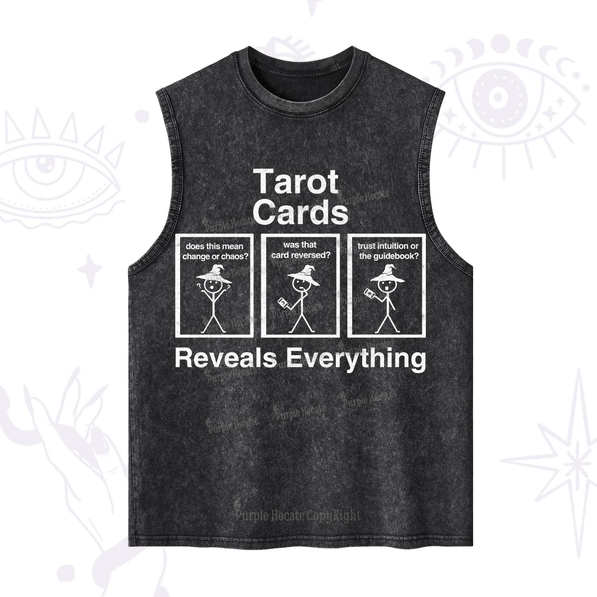 Purplehecate Tarot Card Reveals Everything Washed Tank