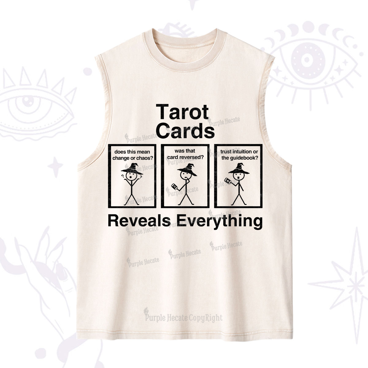 Purplehecate Tarot Card Reveals Everything Washed Tank