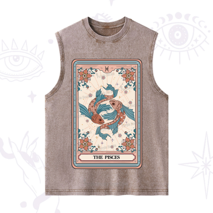 Purplehecate The Pisces Tarot Card Washed Tank
