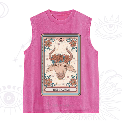 Purplehecate The Taurus Tarot Card Washed Tank