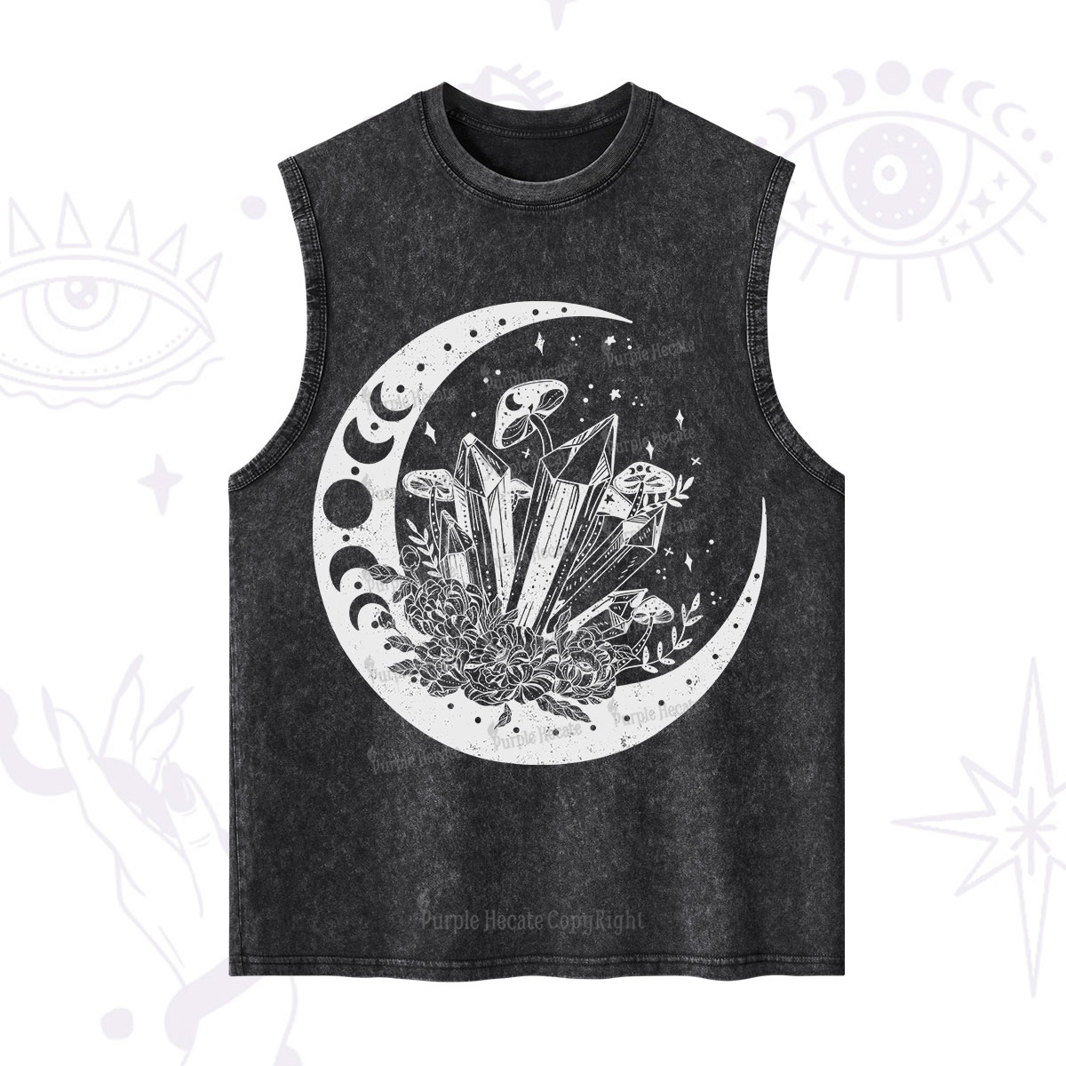 Purplehecate Moonshine and Crystal Washed Tank