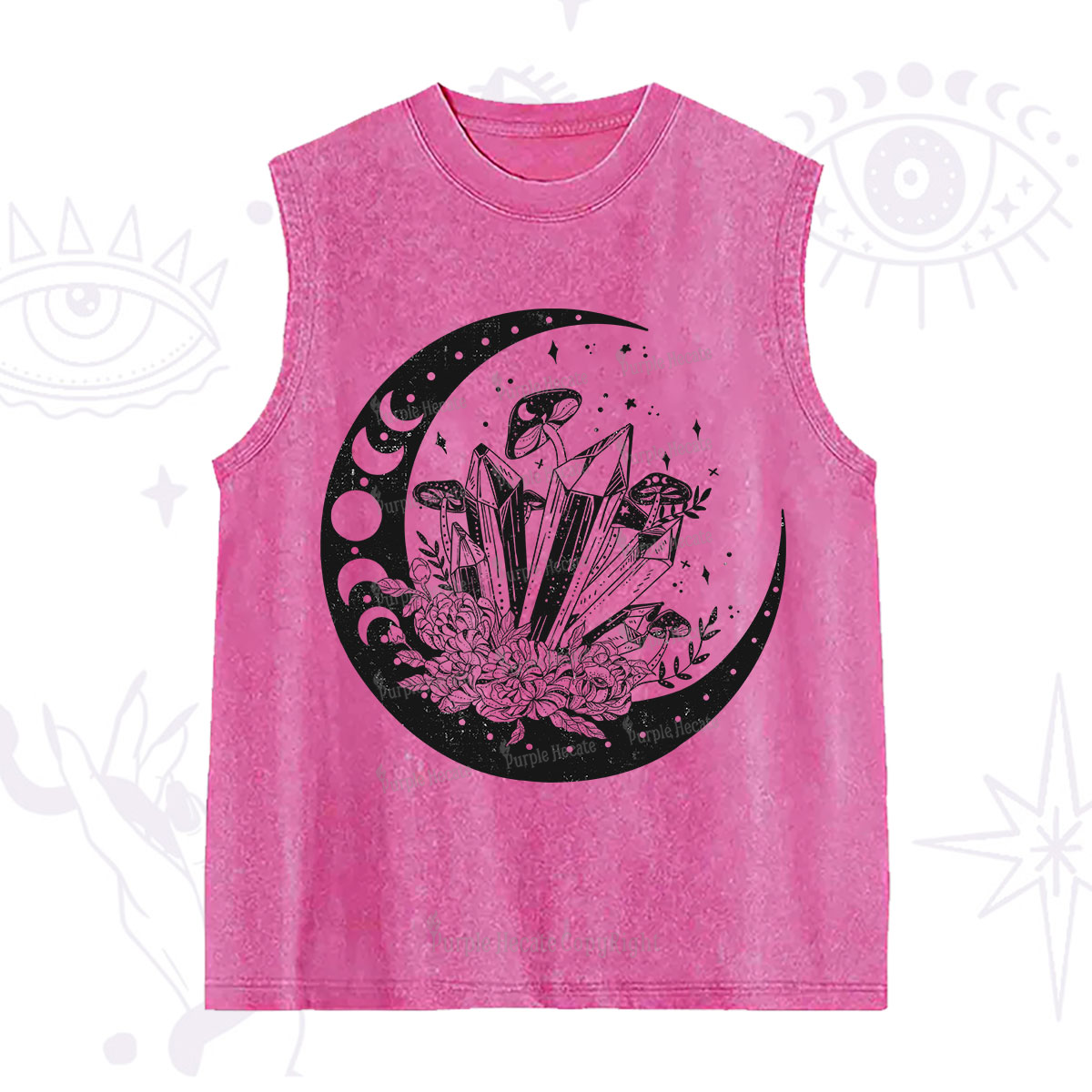 Purplehecate Moonshine and Crystal Washed Tank