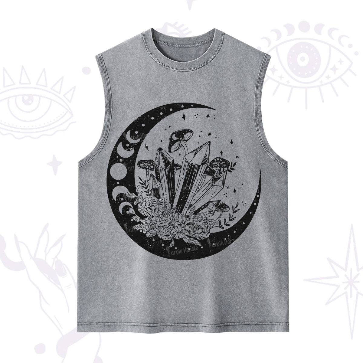 Purplehecate Moonshine and Crystal Washed Tank