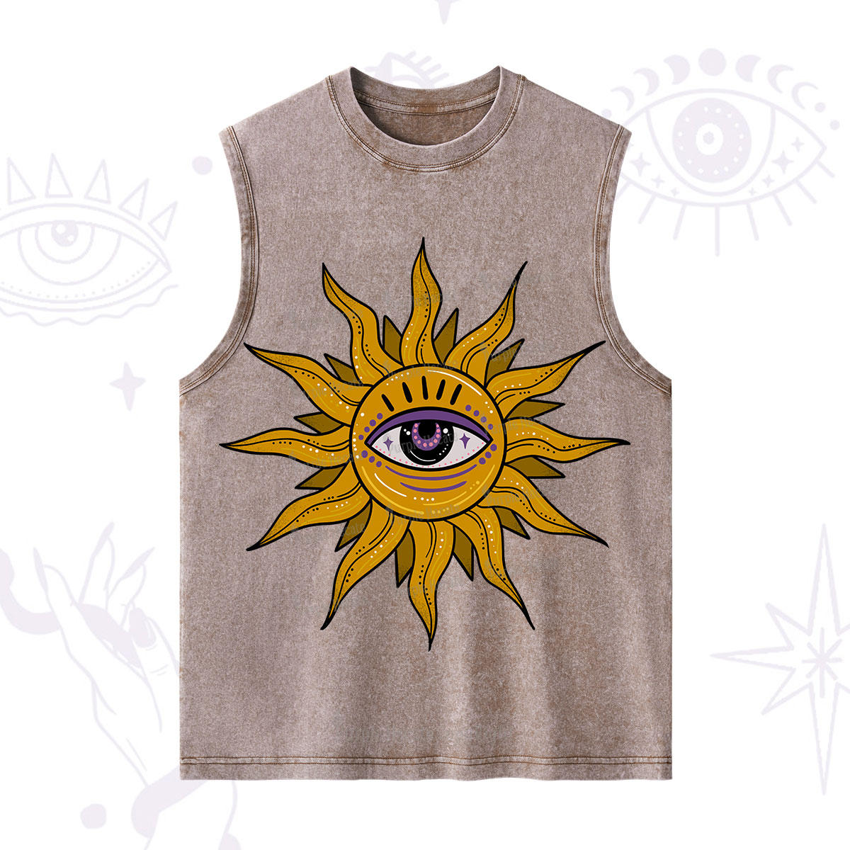 Purplehecate Eye of the Sun Washed Tank