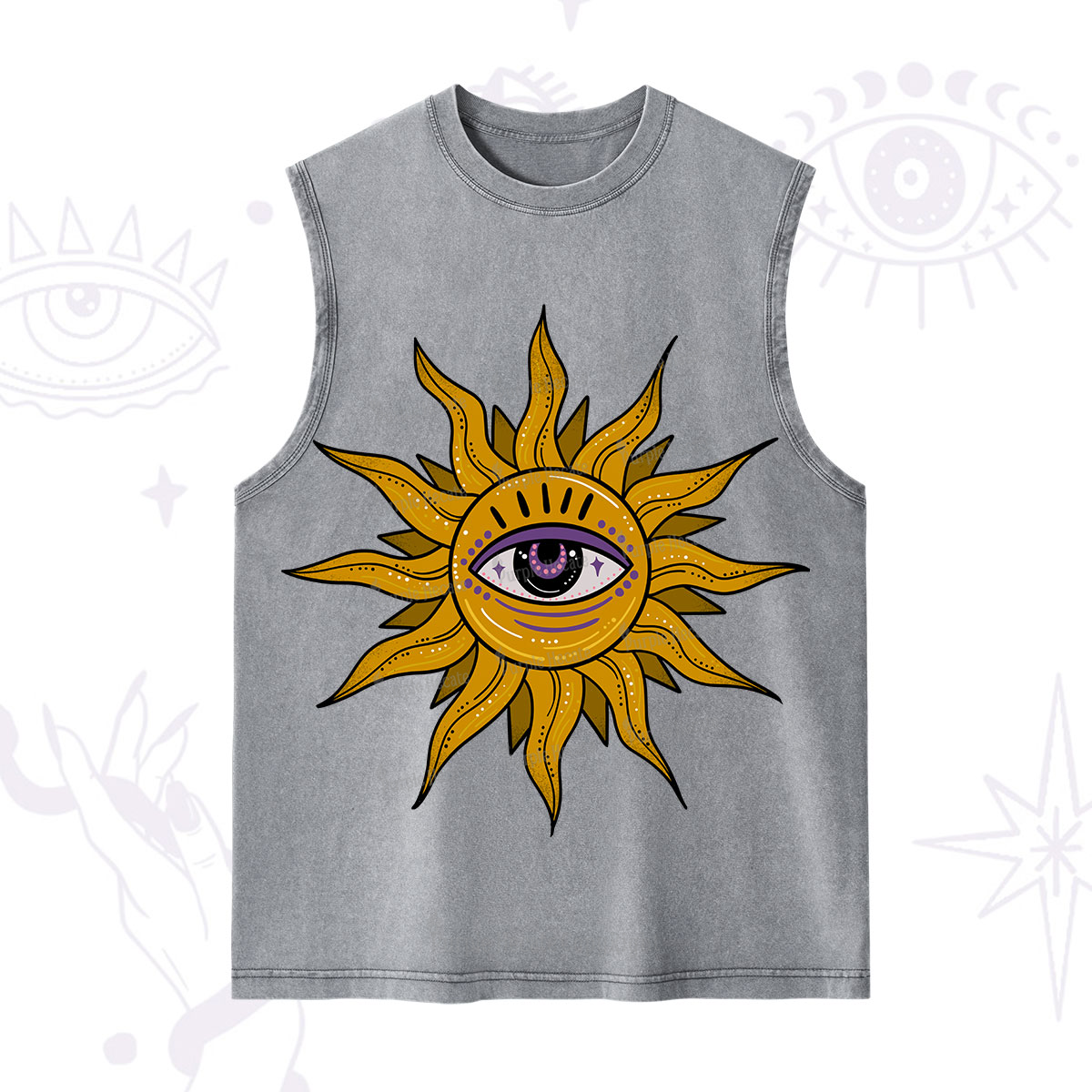Purplehecate Eye of the Sun Washed Tank