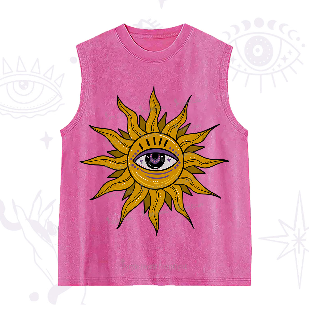 Purplehecate Eye of the Sun Washed Tank