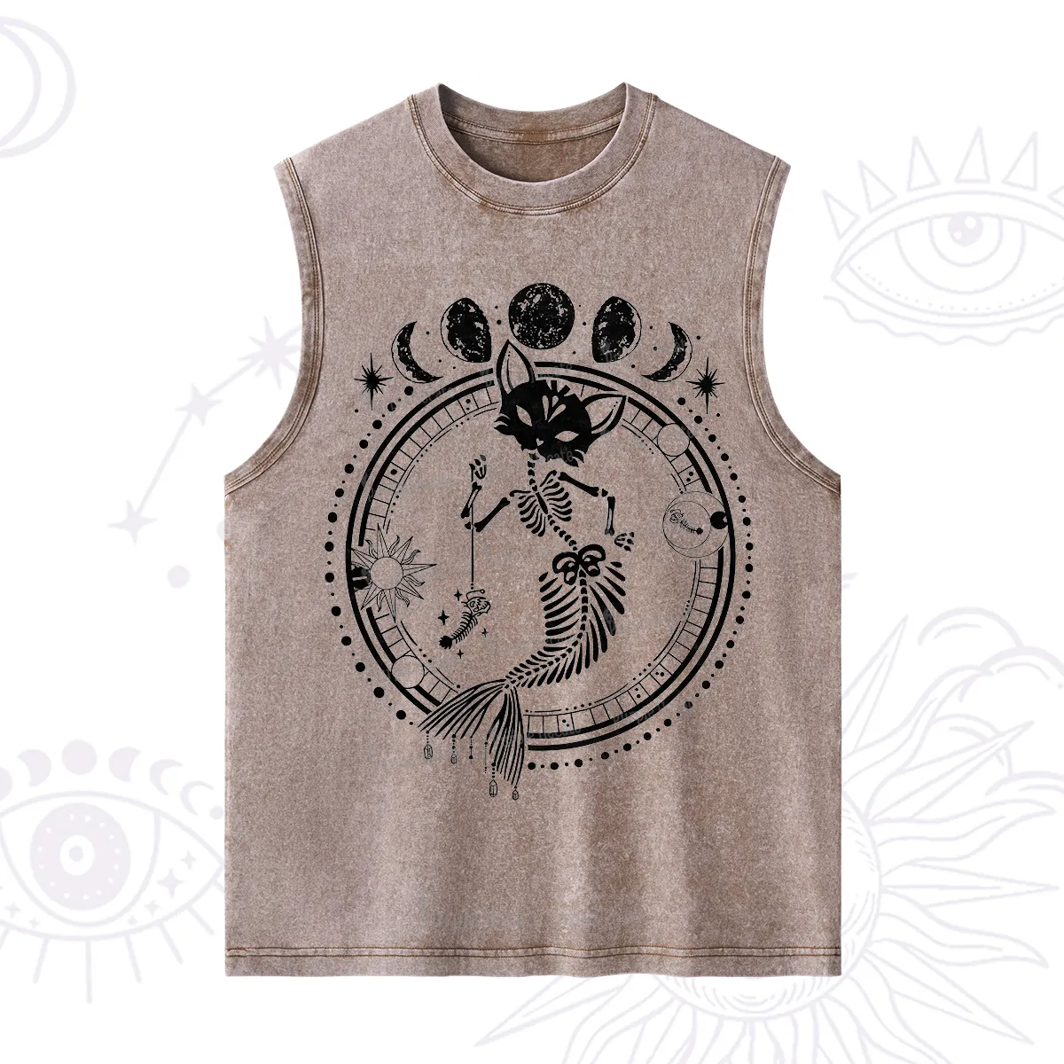 Purplehecate Purr-maid Prophecy Washed Tank