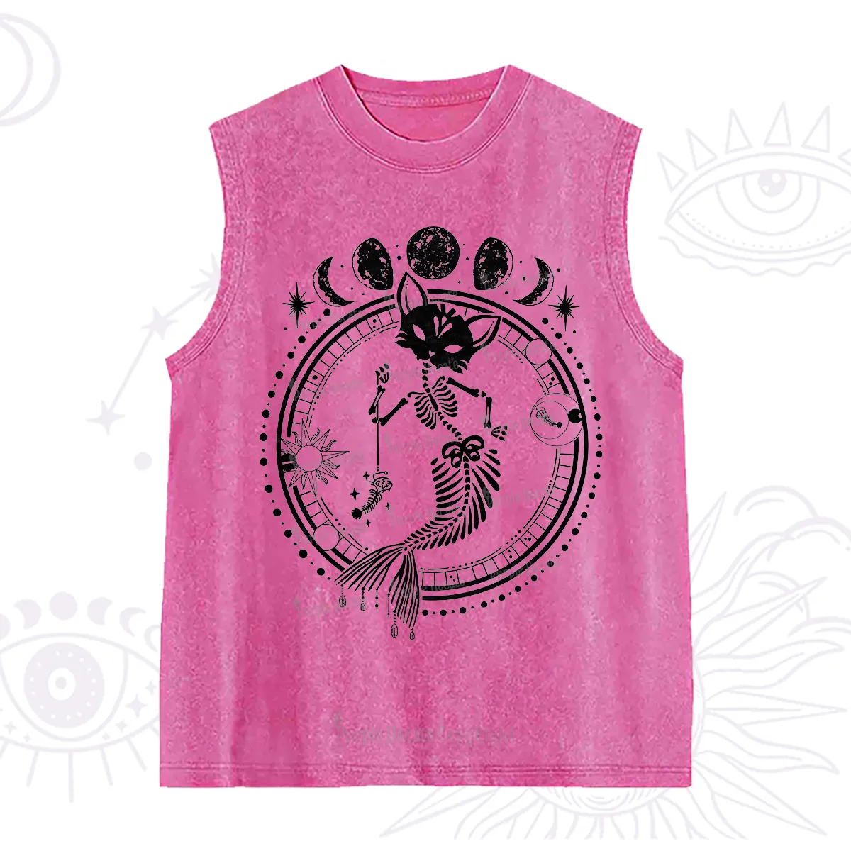 Purplehecate Purr-maid Prophecy Washed Tank