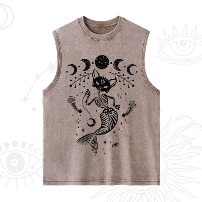 Purplehecate Purr-maid Tales Washed Tank