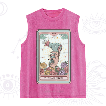 Purplehecate The Hair Dryer Life Tarot Washed Tank