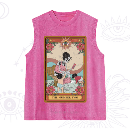 Purplehecate The Number Two Tarot Washed Tank