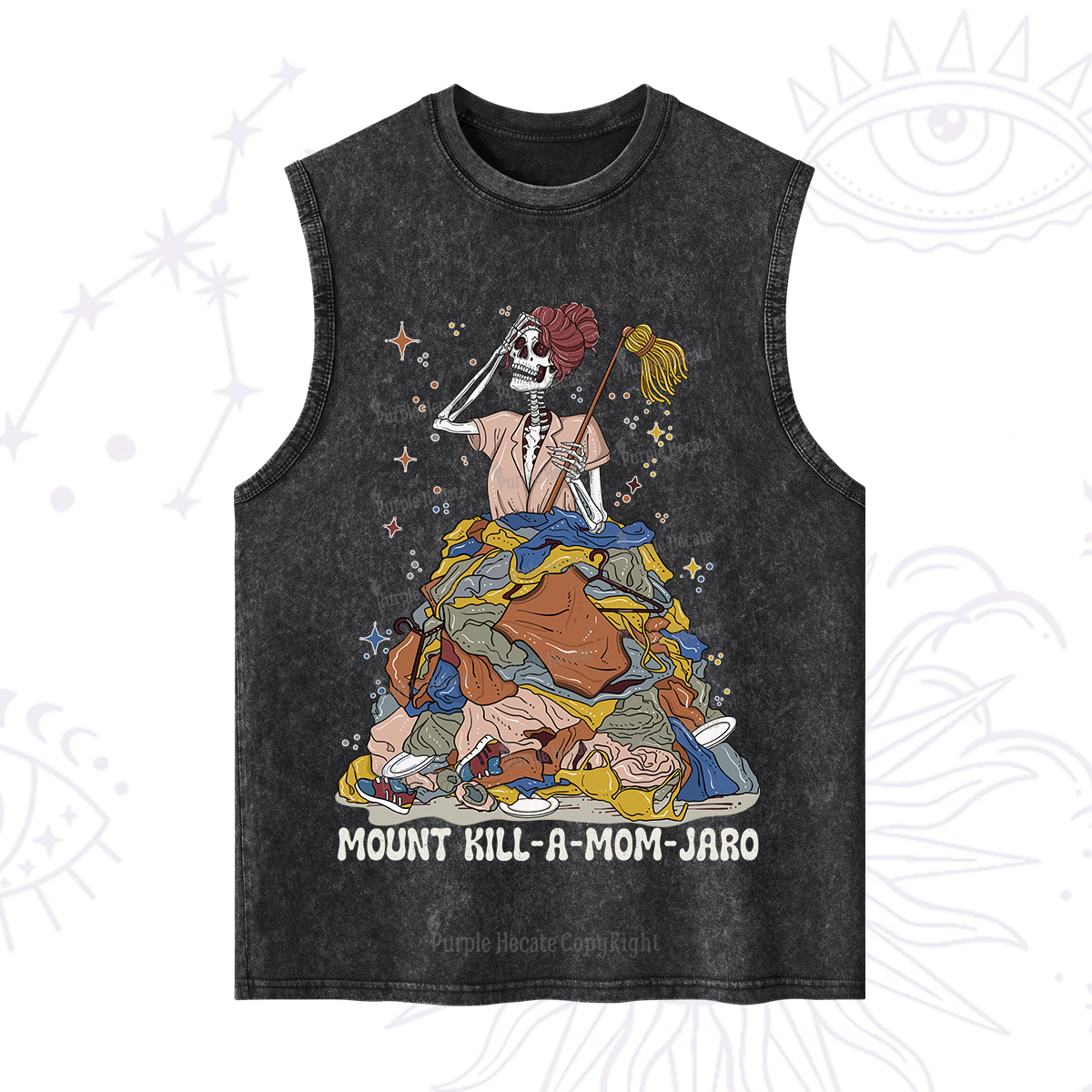 Purplehecate Mount Mom's Chaos Washed Tank