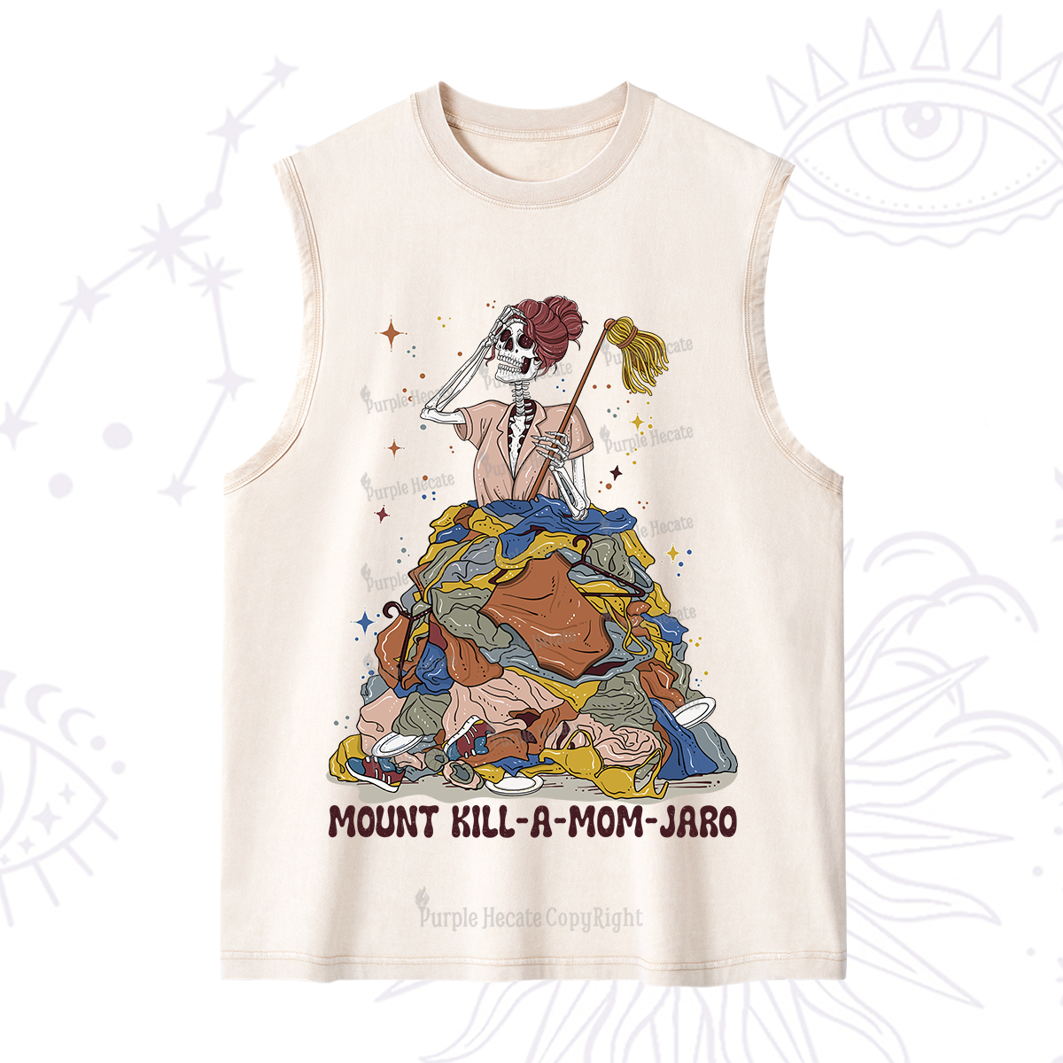 Purplehecate Mount Mom's Chaos Washed Tank