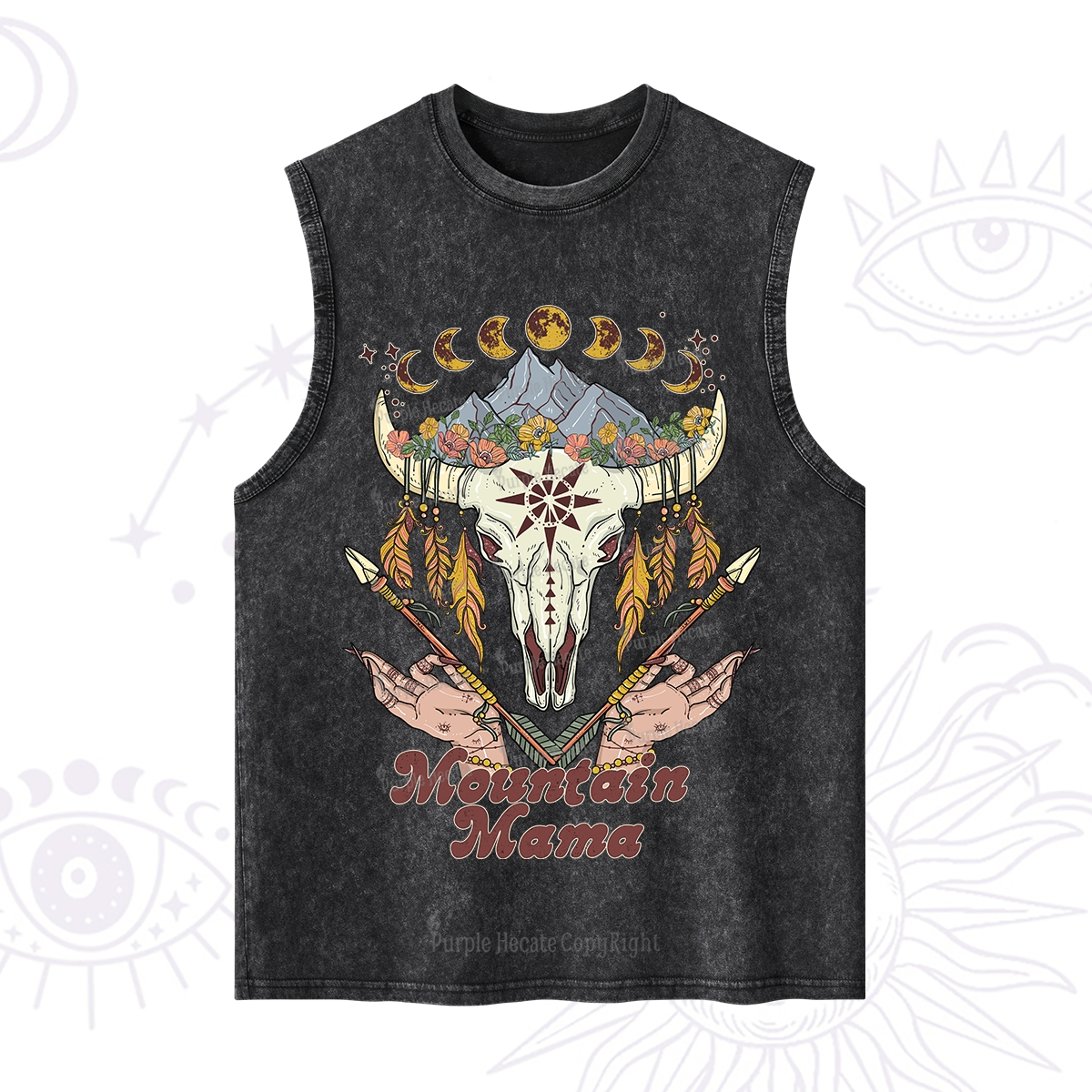 Purplehecate Mountain Mama Washed Tank