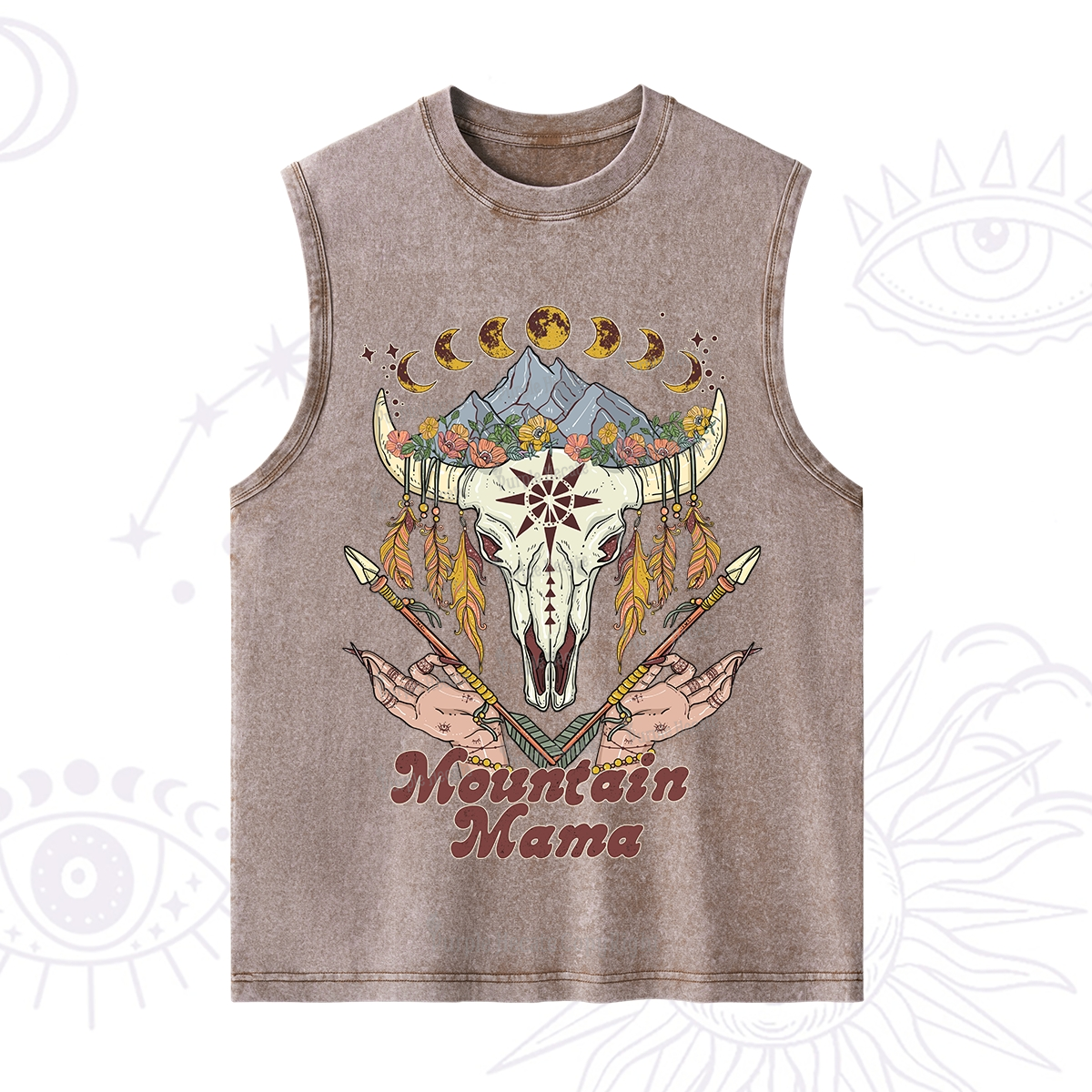 Purplehecate Mountain Mama Washed Tank