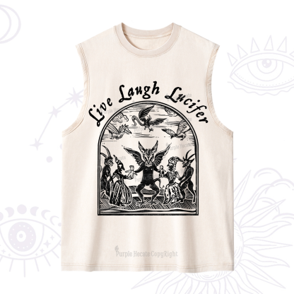 Purplehecate Live Laugh Lucifer Washed Tank