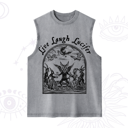 Purplehecate Live Laugh Lucifer Washed Tank
