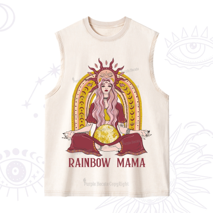 Purplehecate Rainbow Mama Washed Tank