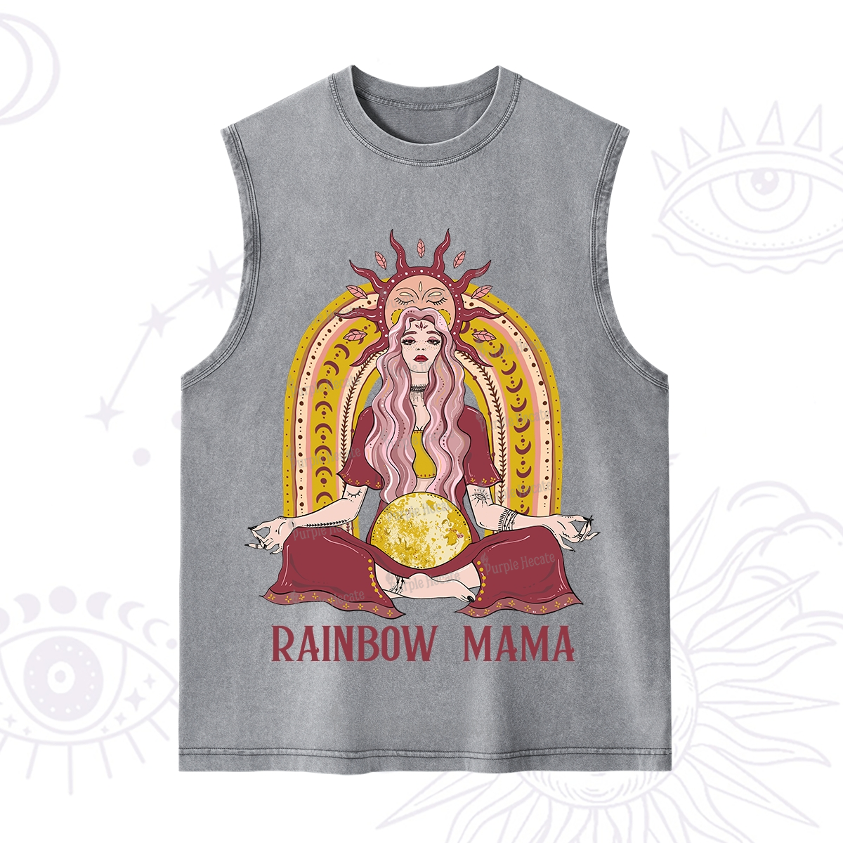 Purplehecate Rainbow Mama Washed Tank