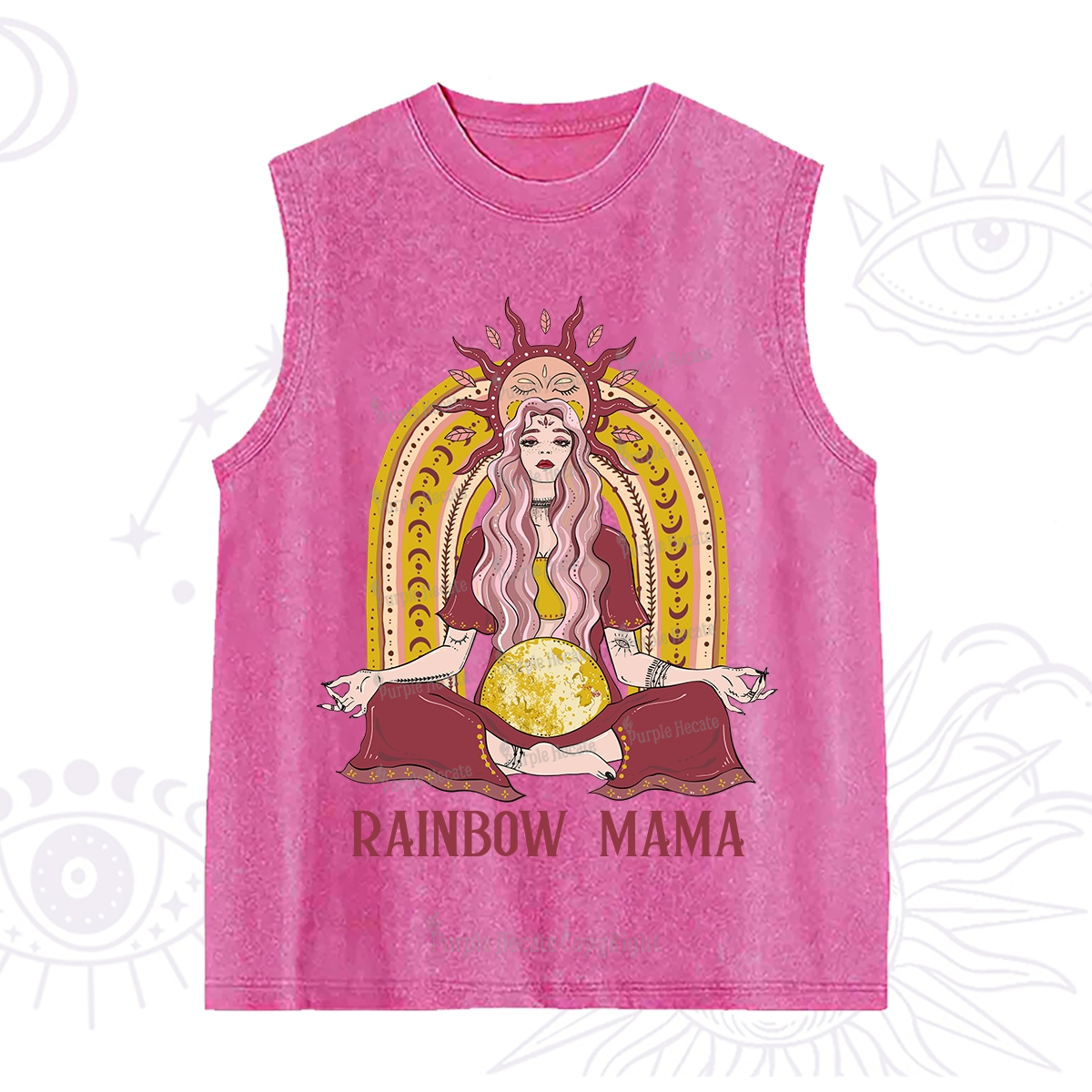 Purplehecate Rainbow Mama Washed Tank